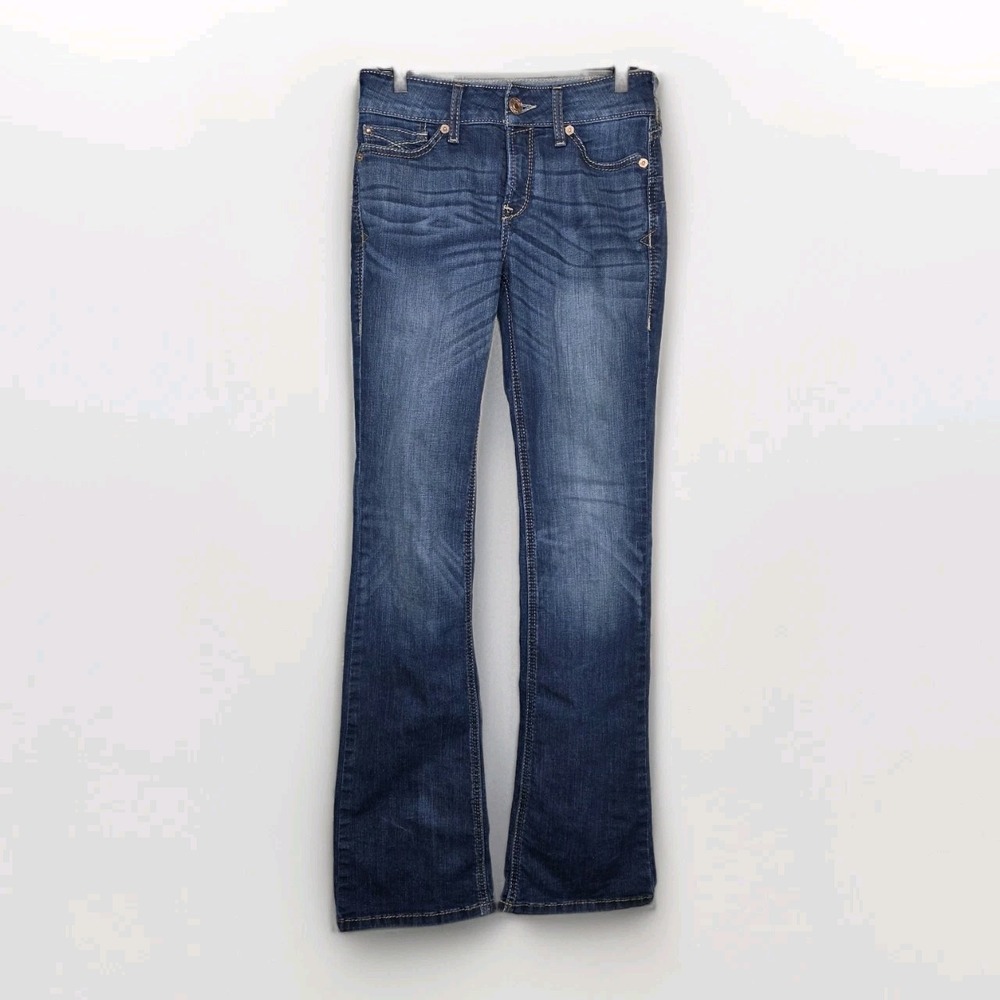 Ariat REAL Perfect Rise Rosa Bootcut Jean Dark Wash Women 27L Tall Ranch Wear